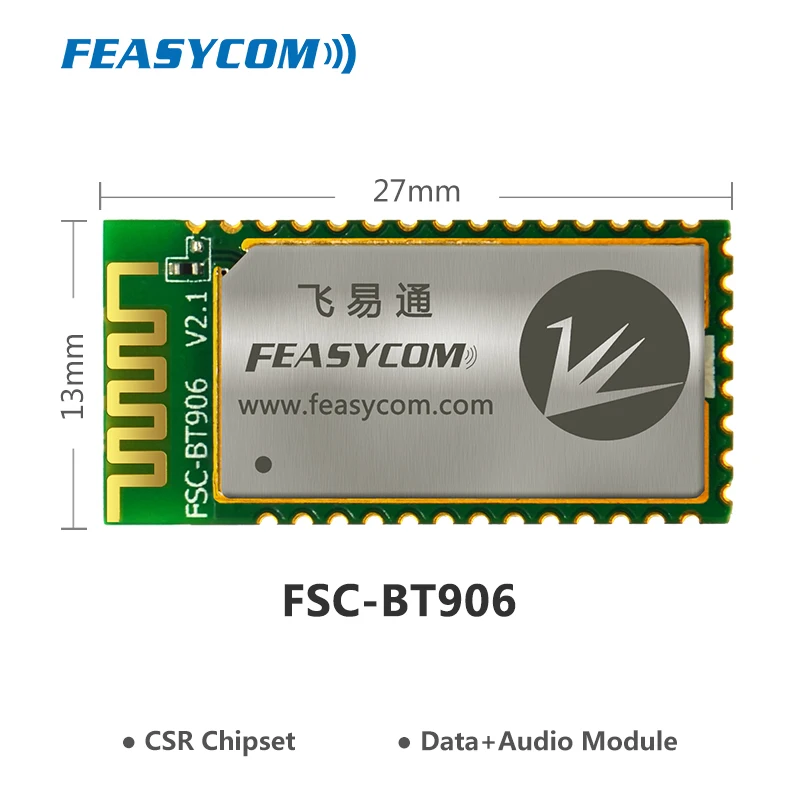 FEASYCOM BLE 4.2 Dual Mode Module CSR8811 Bluetooth Audio Module A2DP Audio for Headset, Speaker
FEASYCOM BLE 4.2 Dual Mode Module CSR8811 Bluetooth Audio Module A2DP Audio for Headset, Speaker