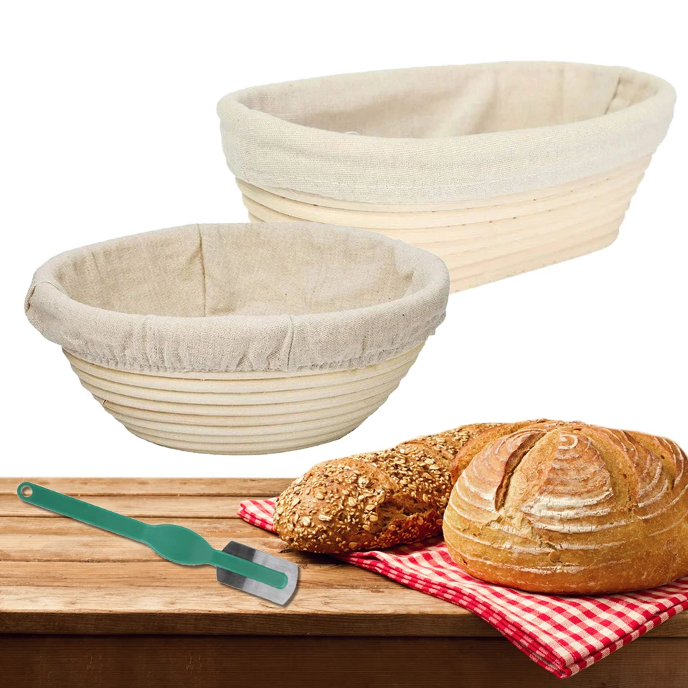 Banneton Bread Fermentation Basket Rattan 5 Cloth Proofing - AliExpress