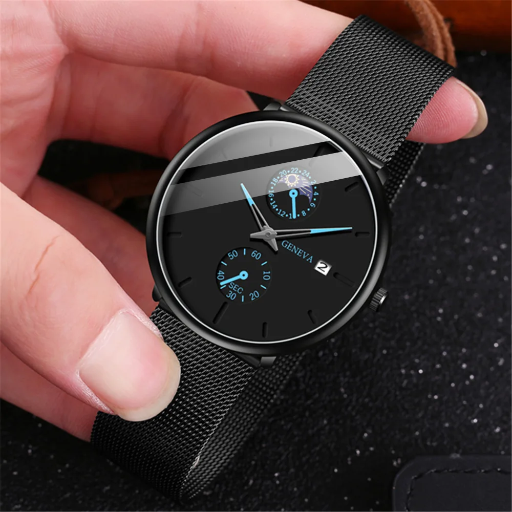2023 Men Watches Famous Brand Leather Strap Calendar Watch Women Stainless Steel Mesh Watches Men Quartz Watch Relogio Masculino
2023 Men Watches Famous Brand Leather Strap Calendar Watch Women Stainless Steel Mesh Watches Men Quartz Watch Relogio Masculino