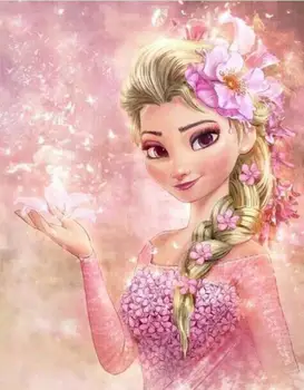 Cartoon Diamond Painting Diamond Mosaic Handmade Needlework 5D DIY Diamond Embroidery Frozen Elsa Pink Children Decor Gift
Cartoon Diamond Painting Diamond Mosaic Handmade Needlework 5D DIY Diamond Embroidery Frozen Elsa Pink Children Decor Gift