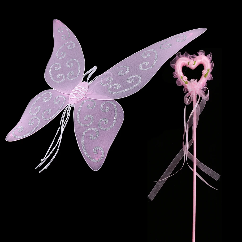 Princess Fairy Wand Party Dress With Butterfly Shape Wings Angel Girls Magic Costume
Princess Fairy Wand Party Dress With Butterfly Shape Wings Angel Girls Magic Costume