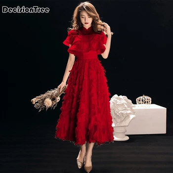 2020 chinese dress red wedding dress long cheongsam party qipao robe oriental womens elegant evening dress vestido plus
2020 chinese dress red wedding dress long cheongsam party qipao robe oriental womens elegant evening dress vestido plus