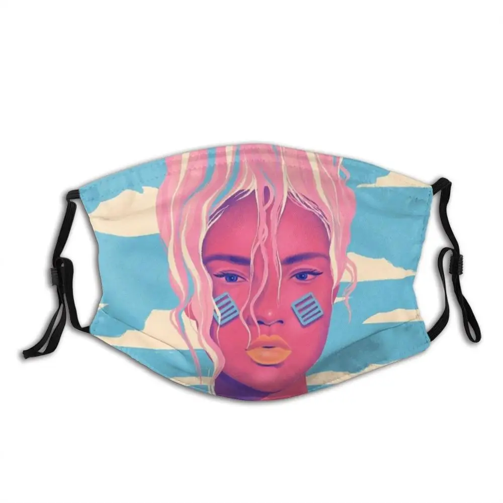 Abstract Stylish White - Woman With A Blue Background And Peach Color Flowers , Art , Boho Design Face Mask With Filter Graphic
Abstract Stylish White - Woman With A Blue Background And Peach Color Flowers , Art , Boho Design Face Mask With Filter Graphic