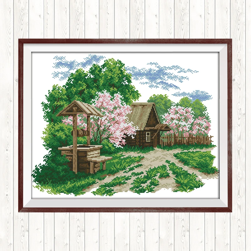 Well DIY Crafts 14ct 11ct Count Print Canvas Needlework Embroidery Patterns Embroidery Kits Cross Stitch Package Wall Home Decor
Well DIY Crafts 14ct 11ct Count Print Canvas Needlework Embroidery Patterns Embroidery Kits Cross Stitch Package Wall Home Decor