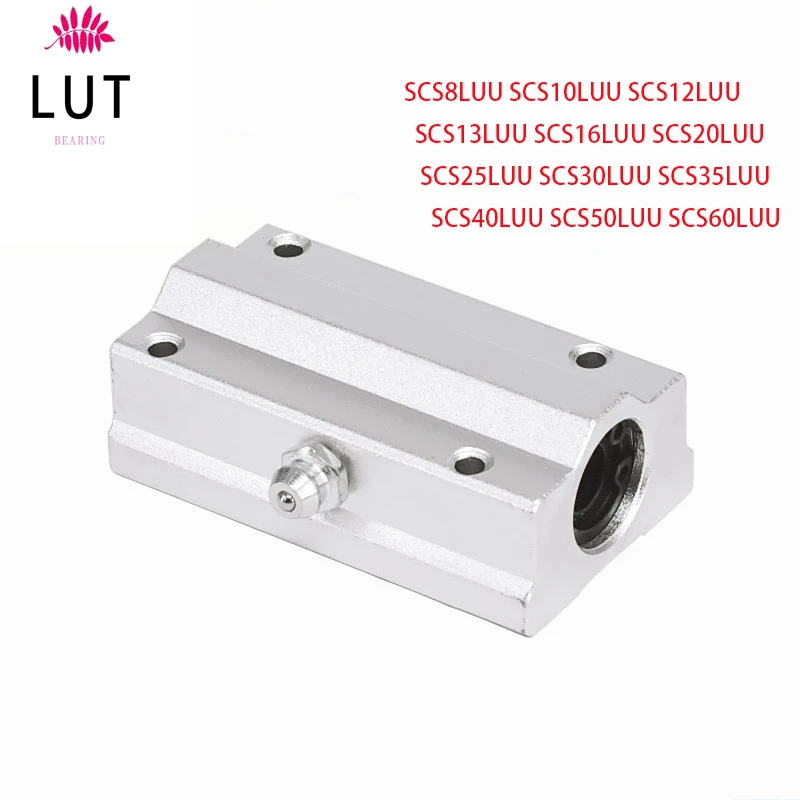 1 шт. SCS8LUU 8 мм Линейный шарикоподшипник блок ЧПУ маршрутизатор SCS610LUU SCS12LUU SCS13LUU
