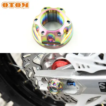 OTOM Motorcycle Rear Wheel Axle Nut Motocross Drit Bike Titanium Alloy Screw Bolt For KAWASAKI HONDA CRF250 CRF450 KX250F KX450F
OTOM Motorcycle Rear Wheel Axle Nut Motocross Drit Bike Titanium Alloy Screw Bolt For KAWASAKI HONDA CRF250 CRF450 KX250F KX450F
