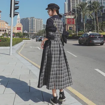 casual2020 New Spring Fashion Women Lapel Lace-up Mid-length Trench Coat Women Korea Slim Splice Lattice Windbreaker PD490
casual2020 New Spring Fashion Women Lapel Lace-up Mid-length Trench Coat Women Korea Slim Splice Lattice Windbreaker PD490