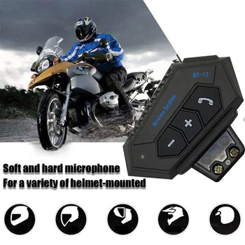 Outdoor Cycling BT12 Hands-free Call Bluetooth Headset Intercom Microphone Controller Mounted Riding Helmet Waterproof Headset
Outdoor Cycling BT12 Hands-free Call Bluetooth Headset Intercom Microphone Controller Mounted Riding Helmet Waterproof Headset