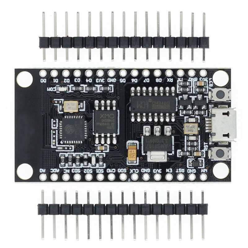 A62 1pcs NodeMCU V3 Lua WIFI module integration of ESP8266 + extra memory 32M Flash, USB-serial CH340G
A62 1pcs NodeMCU V3 Lua WIFI module integration of ESP8266 + extra memory 32M Flash, USB-serial CH340G