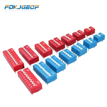 100Pcs Snap Type Switch Module 1 2 3 4 5 6 7 8 Bit 2.54mm Position Way DIP Pitch Toggle Switch Blue Snap Switch Dial Switch
100Pcs Snap Type Switch Module 1 2 3 4 5 6 7 8 Bit 2.54mm Position Way DIP Pitch Toggle Switch Blue Snap Switch Dial Switch