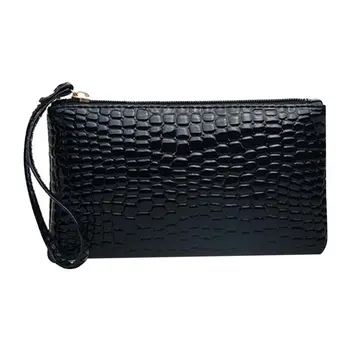 Fashion Crocodile Pattern Women Wallet Purse Card Phone Holder Leather Makeup Bag Large Capacity Clutch Handbag Standard Wallet
Fashion Crocodile Pattern Women Wallet Purse Card Phone Holder Leather Makeup Bag Large Capacity Clutch Handbag Standard Wallet