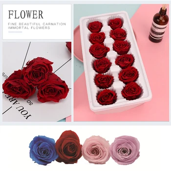 12Pcs/Box High Quality Preserved Flowers Immortal Rose 3CM Diameter Mothers Day Gift Eternal Life Flower Material Gift Box
12Pcs/Box High Quality Preserved Flowers Immortal Rose 3CM Diameter Mothers Day Gift Eternal Life Flower Material Gift Box