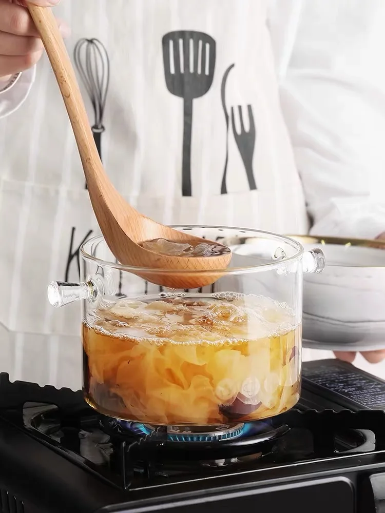 High Borosilicate Glass Double Ear Soup Pot Large Salad Bowl Heat Resistant Transparent Saucepan Cookware Steam Hole Pasta Noodl 
High Borosilicate Glass Double Ear Soup Pot Large Salad Bowl Heat Resistant Transparent Saucepan Cookware Steam Hole Pasta Noodl