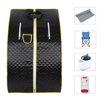 1.5ml Capacity Steam Sauna Home With Chair Set Slimming Relieves Pain Muscle Environmental Protective Warm Waterproof Cloth HWC 
1.5ml Capacity Steam Sauna Home With Chair Set Slimming Relieves Pain Muscle Environmental Protective Warm Waterproof Cloth HWC