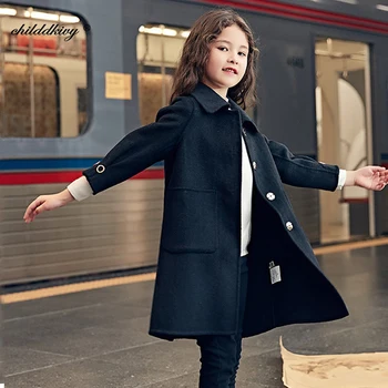 Children Double-faced Cashmere Wool Coat 2020 New Girl Winter Clothes Kids fashion coat for girl Children Clothing 10 12 years 
Children Double-faced Cashmere Wool Coat 2020 New Girl Winter Clothes Kids fashion coat for girl Children Clothing 10 12 years