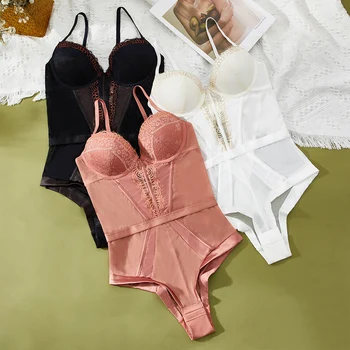 Sexy gather underwear, bodysuit, thin and thick bra, one-piece bra, lace mesh suspender bodysuit womens sense lingerie set
Sexy gather underwear, bodysuit, thin and thick bra, one-piece bra, lace mesh suspender bodysuit womens sense lingerie set