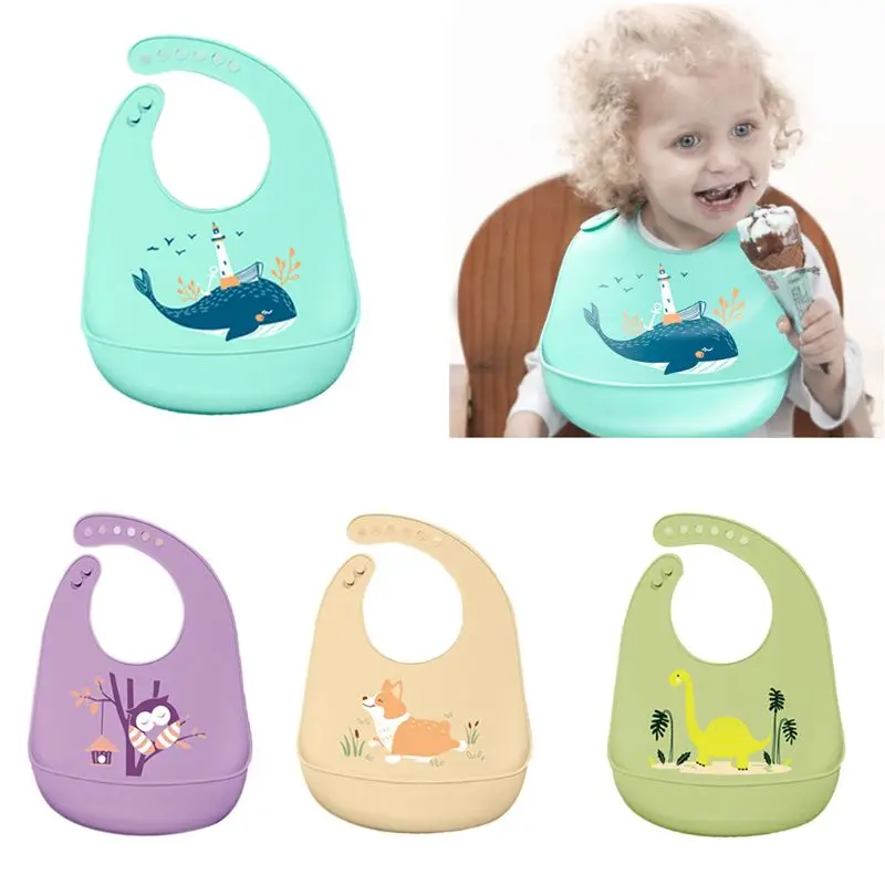 Cartoon Adjustable Toddlers Baby Feeding Saliva Towel Children Kids Waterproof Silicone Bibs Burp Cloth #905
Cartoon Adjustable Toddlers Baby Feeding Saliva Towel Children Kids Waterproof Silicone Bibs Burp Cloth #905