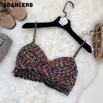 2020 Spring Small Fragrant Wind Sexy V-neck Braided Gold Metal Camisole Top Ladies Holiday Beach Top
2020 Spring Small Fragrant Wind Sexy V-neck Braided Gold Metal Camisole Top Ladies Holiday Beach Top