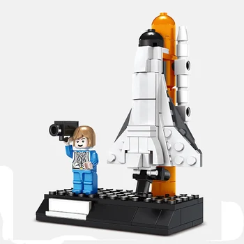 1801 Aviation Rocket Satellite Space Shuttle Moon Exploration Vehicle Building Blocks Star Travel Educational Toys for Kids Gift
1801 Aviation Rocket Satellite Space Shuttle Moon Exploration Vehicle Building Blocks Star Travel Educational Toys for Kids Gift