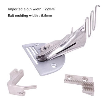 Hemmer Right Angle Bias Binder Foot for Lockstitch Machine Sewing Overlock Folder Binding of Curve Edge With 2Pcs Attachments
Hemmer Right Angle Bias Binder Foot for Lockstitch Machine Sewing Overlock Folder Binding of Curve Edge With 2Pcs Attachments