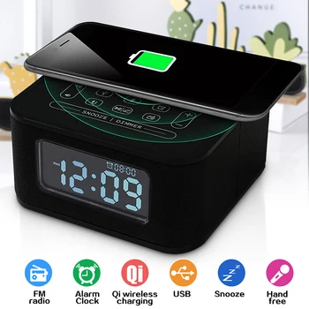Digital NFC bluetooth Speaker Qi Wireless Charger Snooze Alarm Clock Thermometer Touch Control For ios Android Hands-Free EU
Digital NFC bluetooth Speaker Qi Wireless Charger Snooze Alarm Clock Thermometer Touch Control For ios Android Hands-Free EU