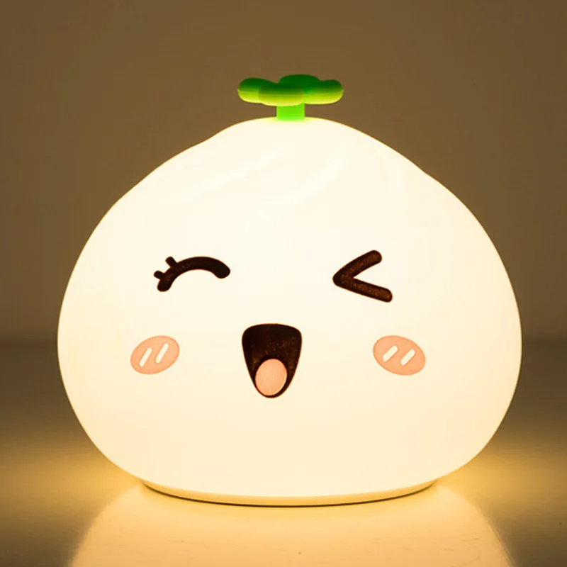 Silicone 7 Color Atmosphere Small Night-light for baby Charge Steamed Stuffed Bun Gift LED Night Light USB Rechargeable
Silicone 7 Color Atmosphere Small Night-light for baby Charge Steamed Stuffed Bun Gift LED Night Light USB Rechargeable
