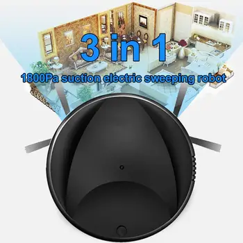 Home 3 in 1 Smart Automatic 1800Pa Vacuum Cleaner Floor Cleaning Robot Sweeper Sweeping garbage ash melon seeds sand hair
Home 3 in 1 Smart Automatic 1800Pa Vacuum Cleaner Floor Cleaning Robot Sweeper Sweeping garbage ash melon seeds sand hair