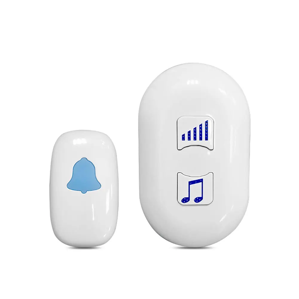 Wireless Remote Control Doorbell LED Indicator Light 35 Songs Adjusted 5 Stalls Voice Home Security
Wireless Remote Control Doorbell LED Indicator Light 35 Songs Adjusted 5 Stalls Voice Home Security