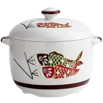Ceramic Soup Pot Stew Pot Milk Pot Bird's Nest Stew with Lid Size Size Capacity Sweet Tonic Soup Soup Home Restaurant Water Stew
Ceramic Soup Pot Stew Pot Milk Pot Bird's Nest Stew with Lid Size Size Capacity Sweet Tonic Soup Soup Home Restaurant Water Stew