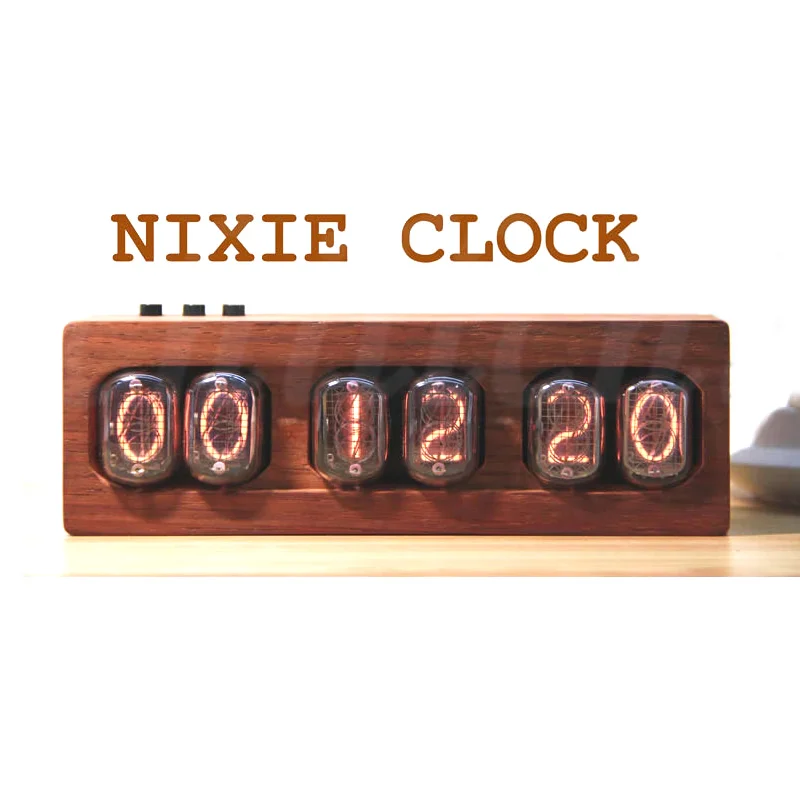 IN12 glow tube clock creative decoration retro IN-12 Red rosewood shell DIY friend gift Bookshelf desktop ornaments
IN12 glow tube clock creative decoration retro IN-12 Red rosewood shell DIY friend gift Bookshelf desktop ornaments