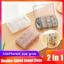 Double-sided 10 Grid Partition Design Storage Tools Women Girls Ring Transparent Earrings Compartment Organizer Box Jewel Case
Double-sided 10 Grid Partition Design Storage Tools Women Girls Ring Transparent Earrings Compartment Organizer Box Jewel Case