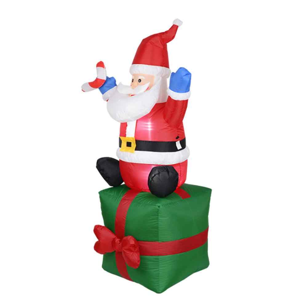lighted santa christmas yard decoration inflatable santa claus