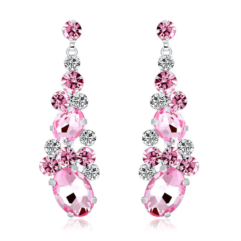 Crystal Rhinestone Drop Dangle Earrings Jewelry for Women Girls Bridal Wedding Party Bridesmaid Prom Jewelry Gift
Crystal Rhinestone Drop Dangle Earrings Jewelry for Women Girls Bridal Wedding Party Bridesmaid Prom Jewelry Gift