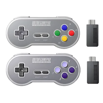 8BitDo SF30 SN30 2.4G Gamepad Wireless Game Controller Retro Joystick with 2.4G NES Receiver for SNES and S-FC Classic Edition
8BitDo SF30 SN30 2.4G Gamepad Wireless Game Controller Retro Joystick with 2.4G NES Receiver for SNES and S-FC Classic Edition