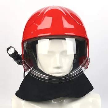 European Forest Fire Insulation Rescue Anti-collision Helmet Face Mask Head-mounted Flashlight Flame Retardant Shawl Safety Helm
European Forest Fire Insulation Rescue Anti-collision Helmet Face Mask Head-mounted Flashlight Flame Retardant Shawl Safety Helm
