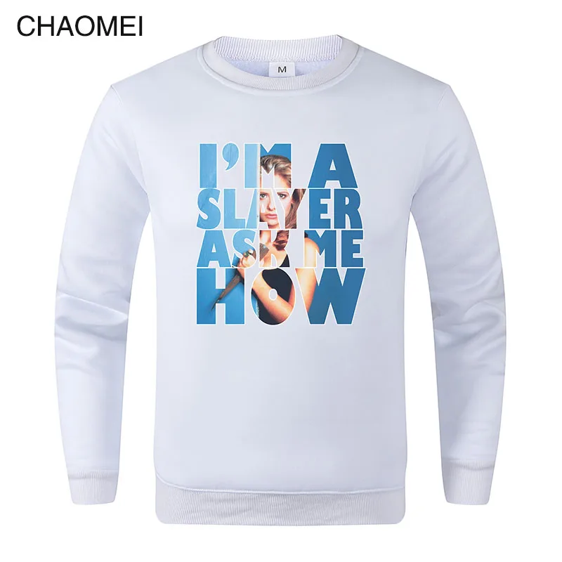 I'M A Slayer Ask Me как Harajuku толстовки для мужчин/женщин осень зима флисовые пуловеры