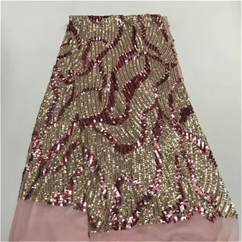 2019 Latest African Net Lace Fabric, High Quality 3d Sequins Nigerian Wedding Lace Fabrics 5Yards Sequins French Tulle lace
2019 Latest African Net Lace Fabric, High Quality 3d Sequins Nigerian Wedding Lace Fabrics 5Yards Sequins French Tulle lace