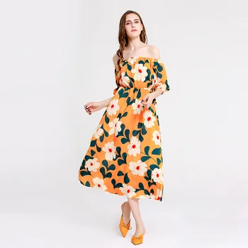 Bohomia Off Shoulder Floral Print Ruffle Summer Long Women Dress A Line Evening Party Elegant Beach Spring Dresses Female
Bohomia Off Shoulder Floral Print Ruffle Summer Long Women Dress A Line Evening Party Elegant Beach Spring Dresses Female