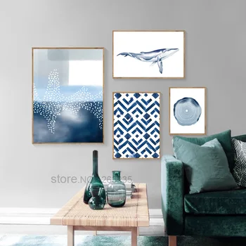 Abstract Painting Geometry Poster Blue Watercolor Wall Art Canvas Nordic Prints Modern Wall Pictures For Living Room Decoracion 
Abstract Painting Geometry Poster Blue Watercolor Wall Art Canvas Nordic Prints Modern Wall Pictures For Living Room Decoracion