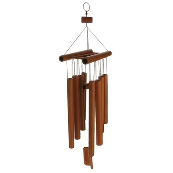 Hand-Crafted Bamboo Tubes Wind Chimes Hollow Tuned Music Natural Bamboo Wind Chime with a Ladder on Top for Indoor and Outdoor
Hand-Crafted Bamboo Tubes Wind Chimes Hollow Tuned Music Natural Bamboo Wind Chime with a Ladder on Top for Indoor and Outdoor