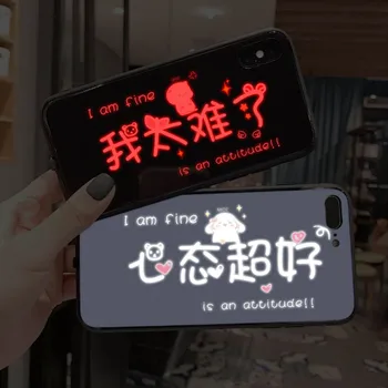 Intelligent Voice Control Calls LED Flash Glass Phone Case for iPhone 11 PRO x xs max xr 6 7 6s 8 Plus Cute Animal Luminous Case
Intelligent Voice Control Calls LED Flash Glass Phone Case for iPhone 11 PRO x xs max xr 6 7 6s 8 Plus Cute Animal Luminous Case