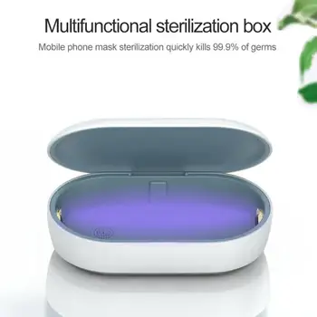UV Sterilizer Box For Phone Cleaner Sanitizer Wireless Quick Charger Disinfection Box Ultraviolet Light Sterilizer Box Household
UV Sterilizer Box For Phone Cleaner Sanitizer Wireless Quick Charger Disinfection Box Ultraviolet Light Sterilizer Box Household