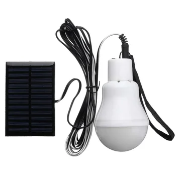 

3W 110LM Portable Solar Powered Light Bulb Rechargeable LED Lamp Lighting for Home Lighting Indoor Outdoor Emergency Light Hikin