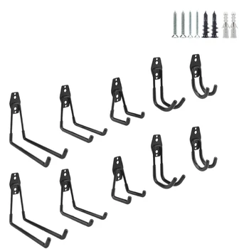10Pcs Garage Hooks Utility Garage Storage Hooks and Hangers Wall Mounted Hooks and Holders for Organizing Power Tools 
10Pcs Garage Hooks Utility Garage Storage Hooks and Hangers Wall Mounted Hooks and Holders for Organizing Power Tools