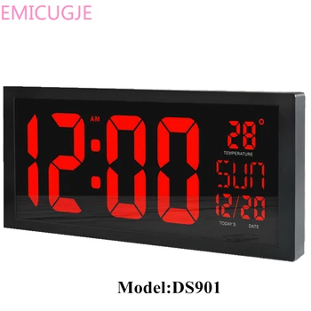 HD LED Large Screen Wall Clock Home Desktop Calendar ClockDaylight Saving Time Function LED Electronic Clock with Thermometer
HD LED Large Screen Wall Clock Home Desktop Calendar ClockDaylight Saving Time Function LED Electronic Clock with Thermometer