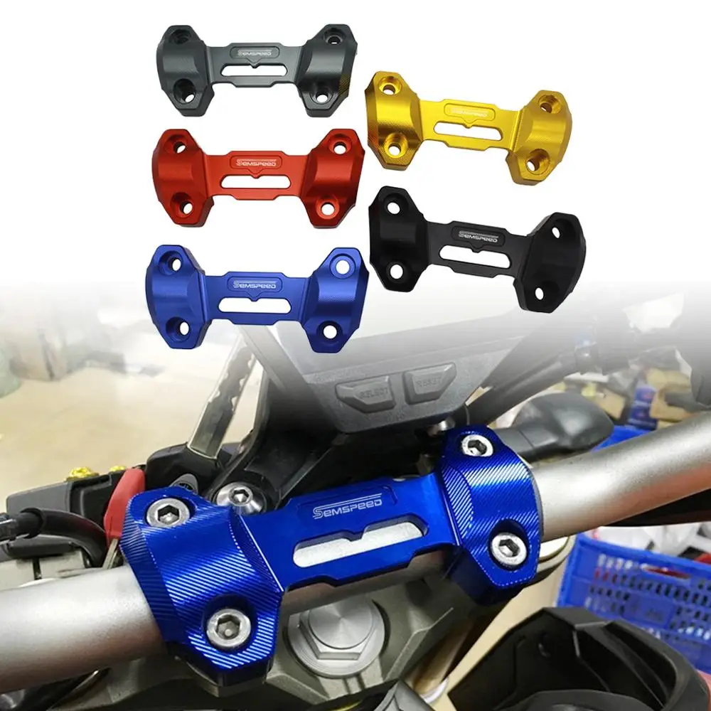 SEMSPEED руль мотоцикла рукоятка Крепление зажим верхняя крышка для Yamaha MT 09 MT-09 FZ09 FZ