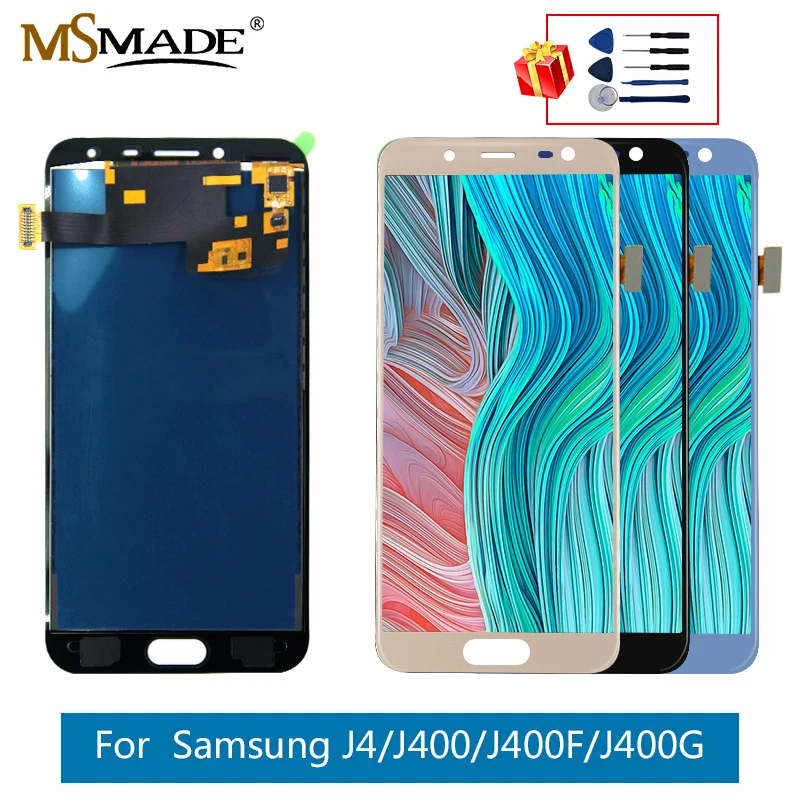 J400 LCD For Samsung Galaxy J4 J400 SM-J400F J400H J400G LCD Display Touch Screen Digitizer Assembly Parts Brightness Adjustment
J400 LCD For Samsung Galaxy J4 J400 SM-J400F J400H J400G LCD Display Touch Screen Digitizer Assembly Parts Brightness Adjustment