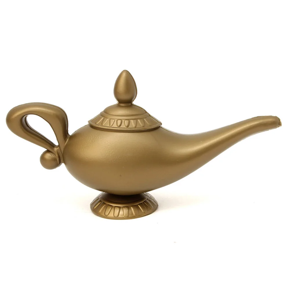 Plastic Aladdin Magic Lamp Halloween Christmas Panto AGenie Lamp For Aladdin Prop For Children Home Party Decorations
Plastic Aladdin Magic Lamp Halloween Christmas Panto AGenie Lamp For Aladdin Prop For Children Home Party Decorations