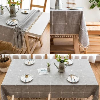 Elegant Rectangle Tablecloth Cotton Linen Modern For Dining Kitchen Washable Home Decor Textile Hotel Anti Fading Checkered
Elegant Rectangle Tablecloth Cotton Linen Modern For Dining Kitchen Washable Home Decor Textile Hotel Anti Fading Checkered