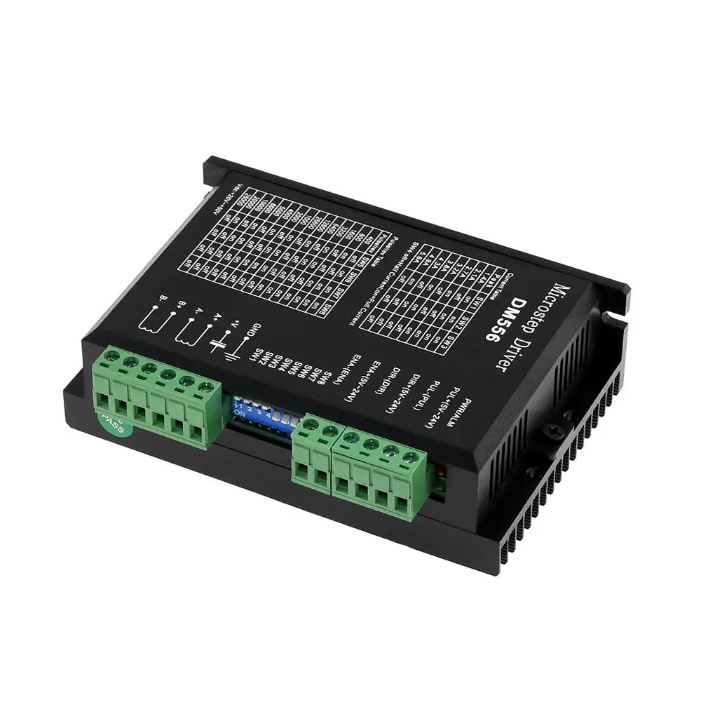 DM556 2 фазный шаговый мотор драйвер 42/57/86 двигатель контроллер 20V с алюминиевой